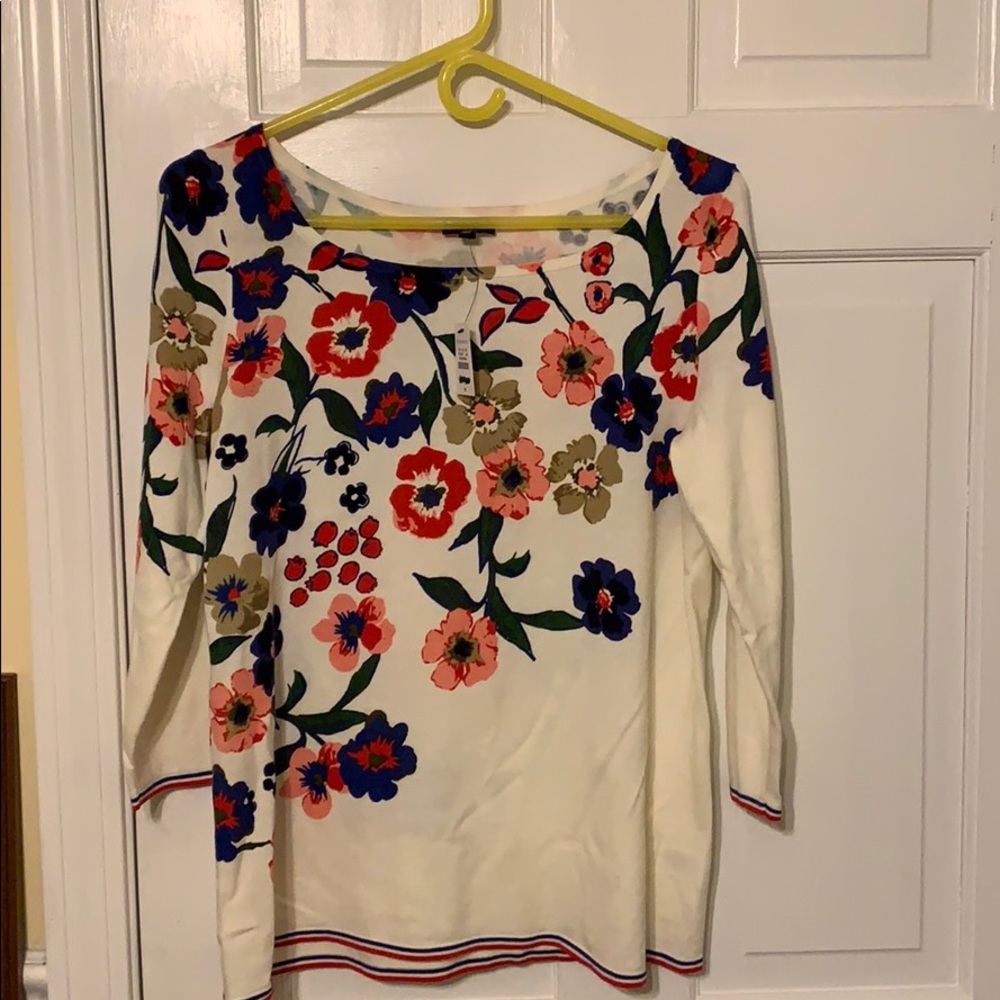 NWT Talbots Floral top